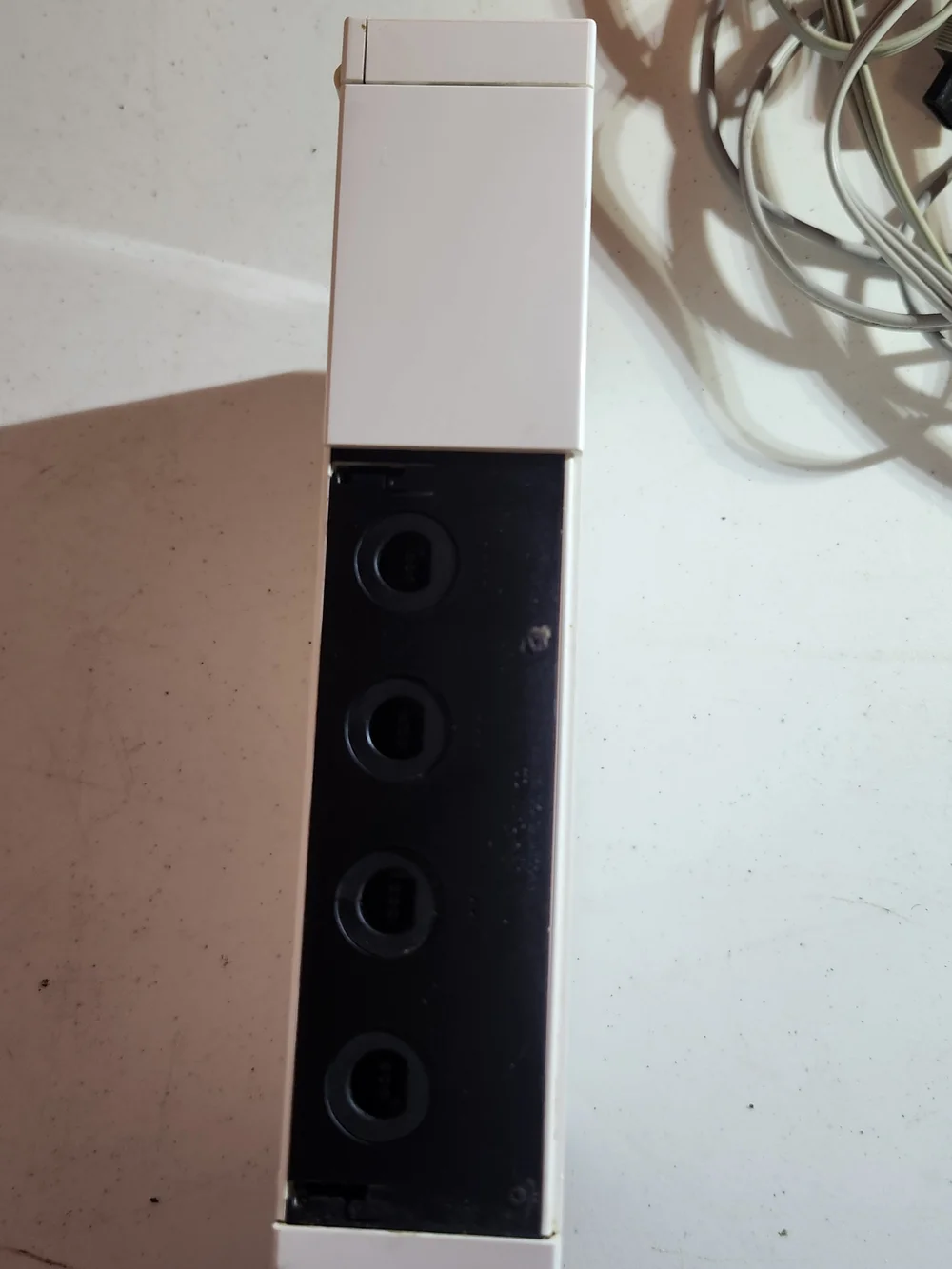 Nintendo Wii Console in White with Gray AV Cables